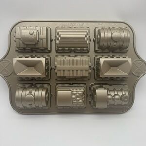 Nordic Ware Silver Train Cake Pan